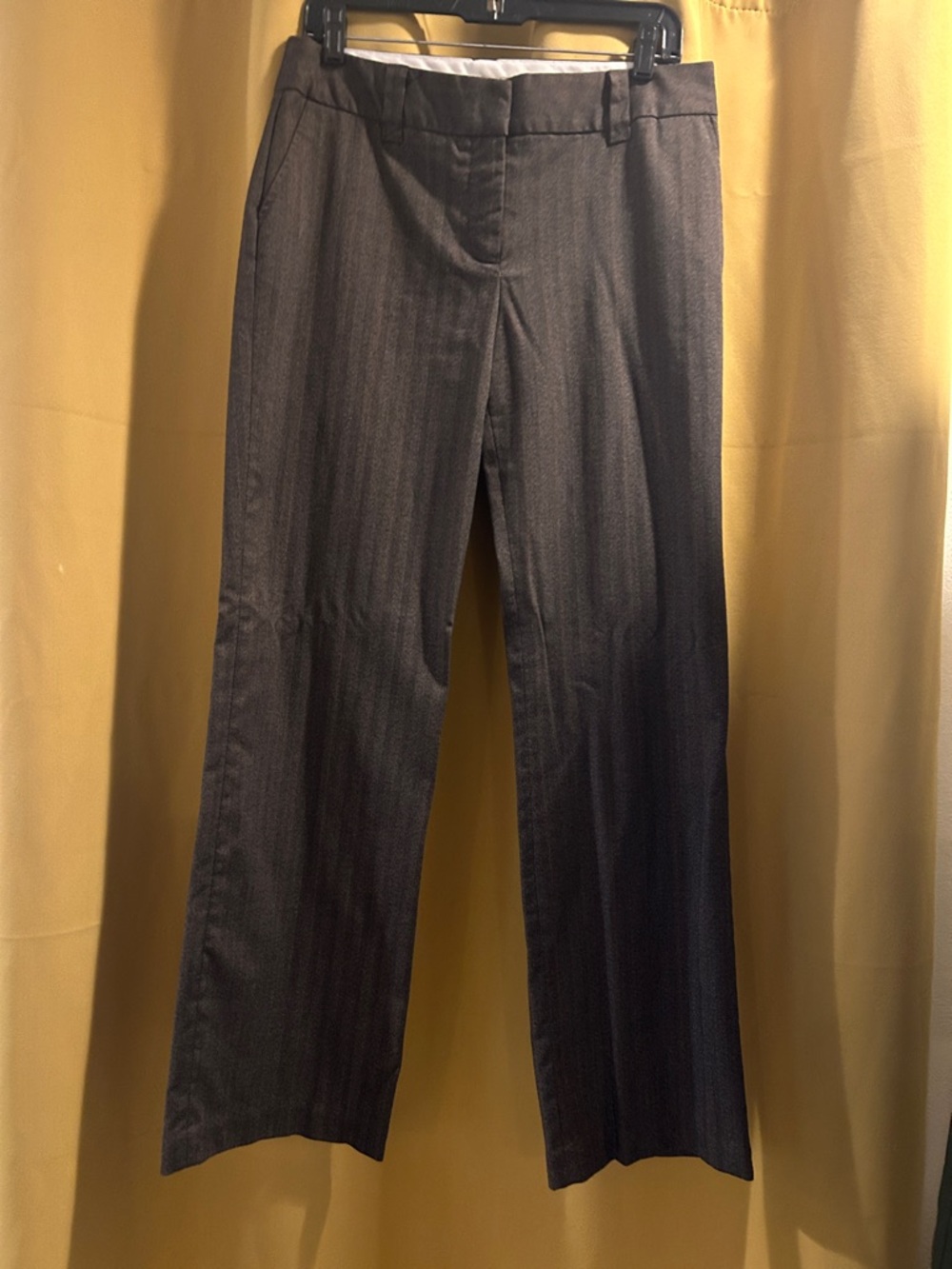 Dalia Dark Charcoal Pinstripe Dress Pants